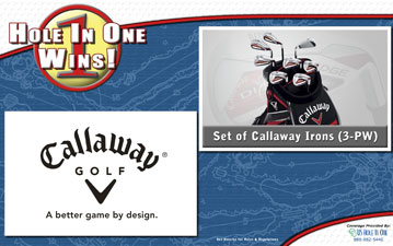 Hole In One Bonus Prize - Callaway Diablo Irons