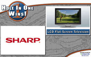 Bonus Hole In One Prize, Sharp LCD TV