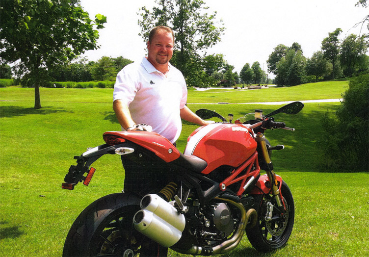Motorcycle Winner, Jason Cawvey