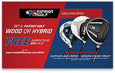 Patriot Golf Free Club Offer
